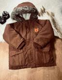 Manteau  marron polaire