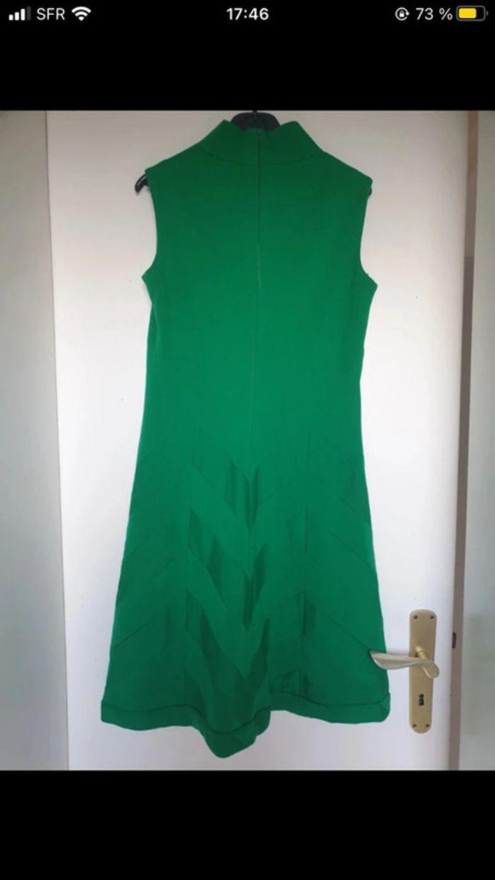 robe en laine chaude verte - photo numéro 2