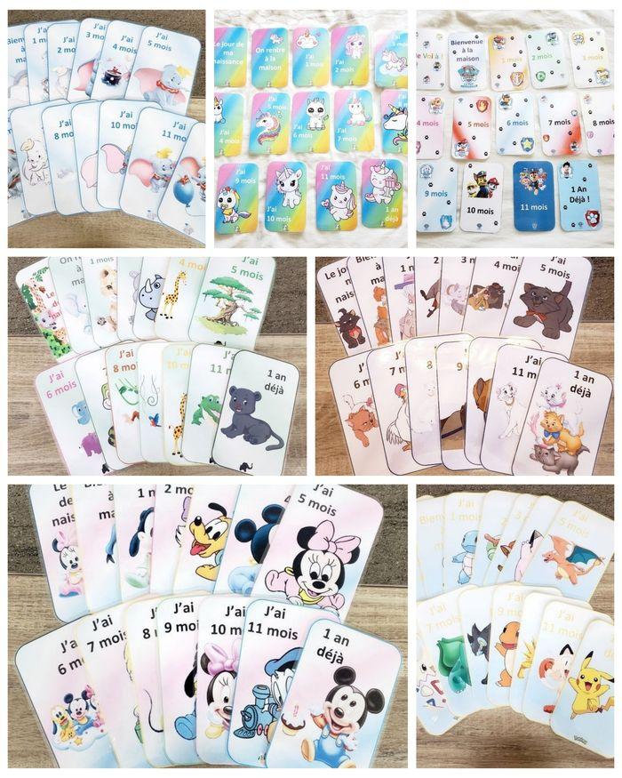 Cartes étapes Jungle pour bébé - photo numéro 1