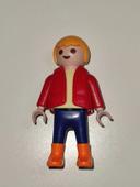 playmobil personnage enfant garçon hiver neige noel