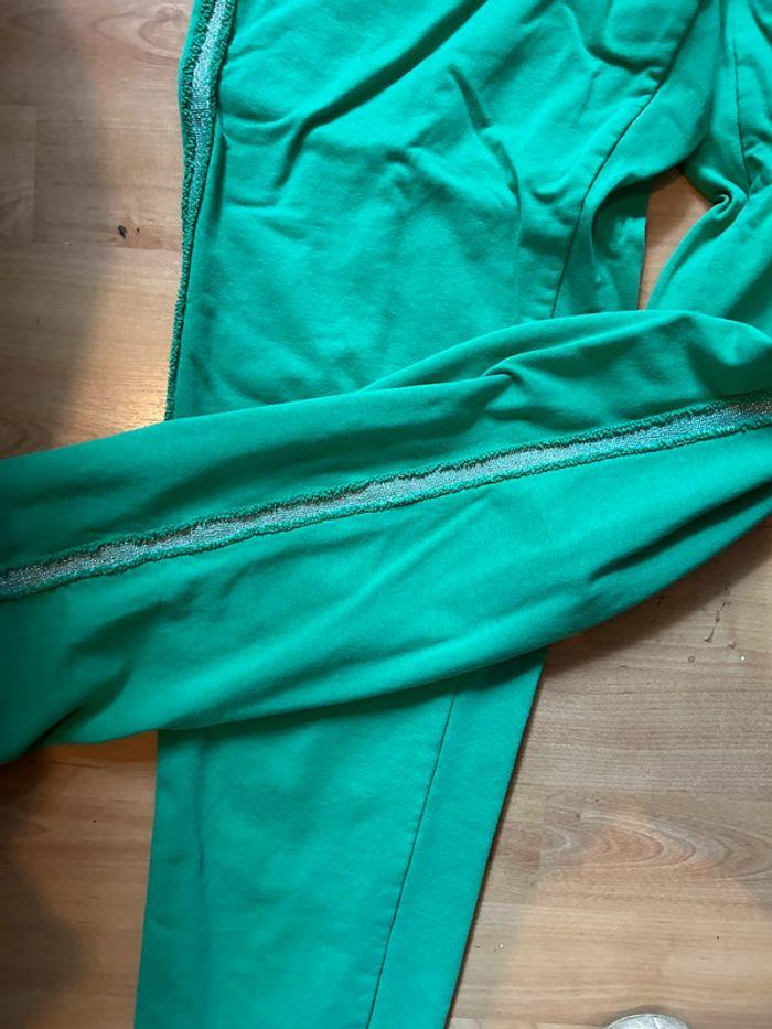 Pantalon style jogging vert - photo numéro 2