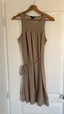 Robe beige h&m