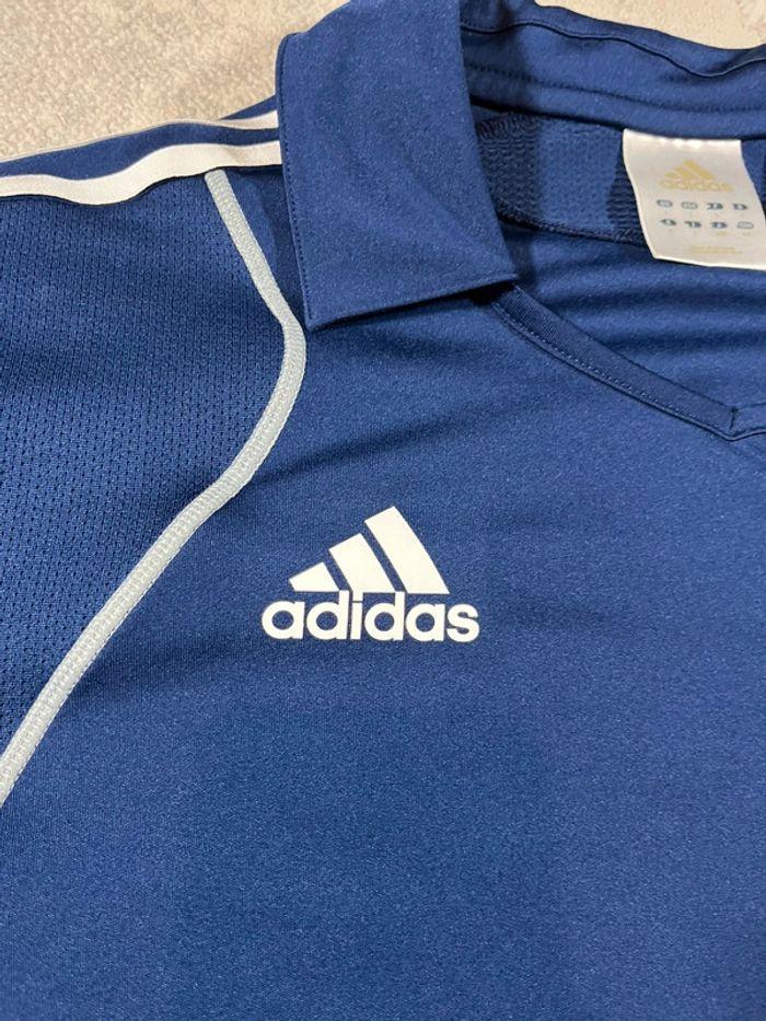 Maillot de Sport Adidas Vintage Y2k 2000's Navy Blue - photo numéro 2