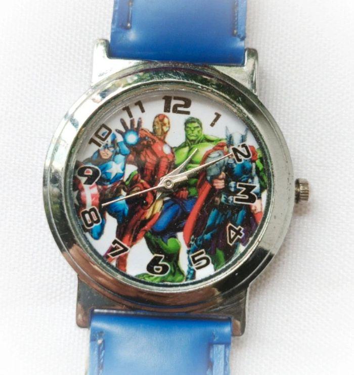 Montre watch bracelet bleu Avenger Marvel comics Hulk américain captain Ironman thor stainless - photo numéro 14