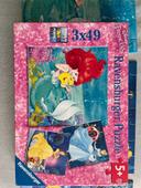 Lot 3 puzzles 49 pièces Princesses Disney