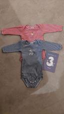 Lot de 2 bodies petit bateau