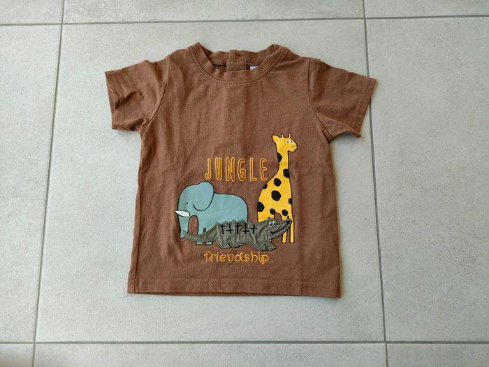 Tee-shirt et short safari - Taille 23 mois - photo numéro 2