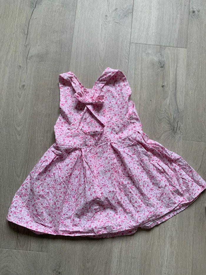 Robe courte rose et blanche - Jade création - 4 ans comme neuve - photo numéro 4