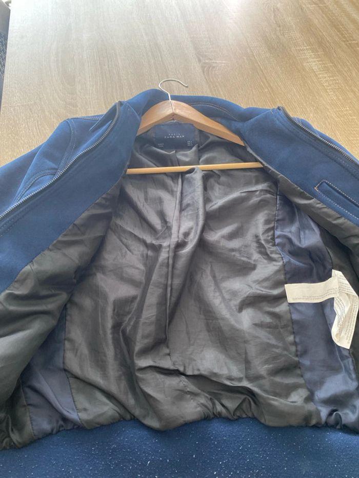 Veste mi saison Zara taille s bleu marine - photo numéro 9