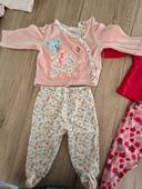 Pyjama 2 pièces bébé fille dpam