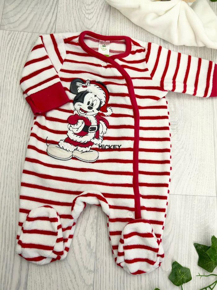 Pyjama Noël Mickey 1mois garçon 🩵 - photo numéro 2