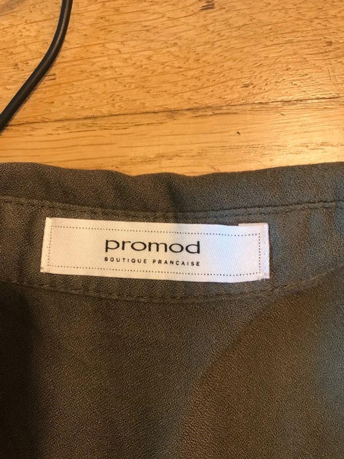 Chemise Promod kaki - photo numéro 4