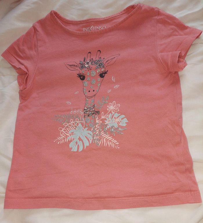 T-shirt fille Inextenso 4 ans