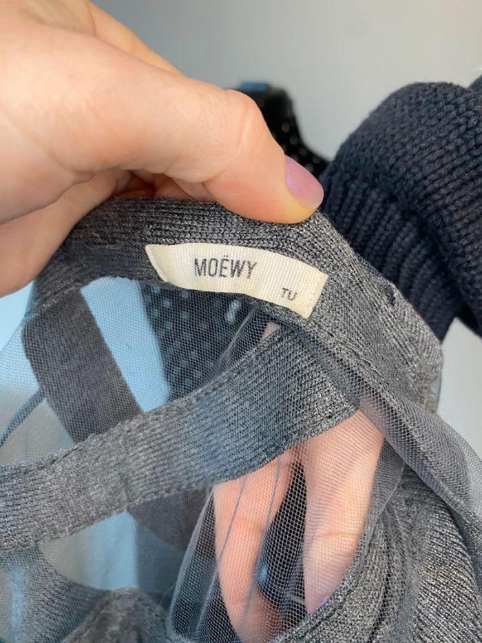 Débardeur gris avec transparence Moewy taille M / 38 - photo numéro 7