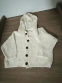 Gilet blanc gemo taille 18 mois