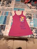 robe  tee  shirt  taille 2-3 ans