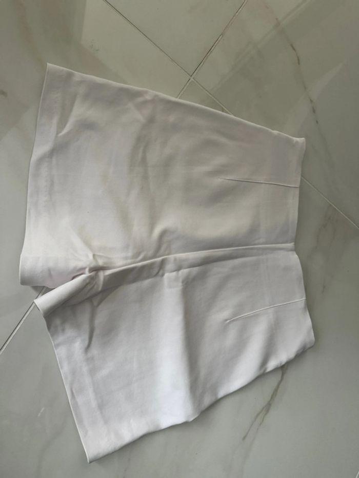 Short taille haute blanc - photo numéro 3