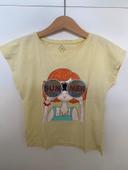 T-shirt jaune fille marque TEX