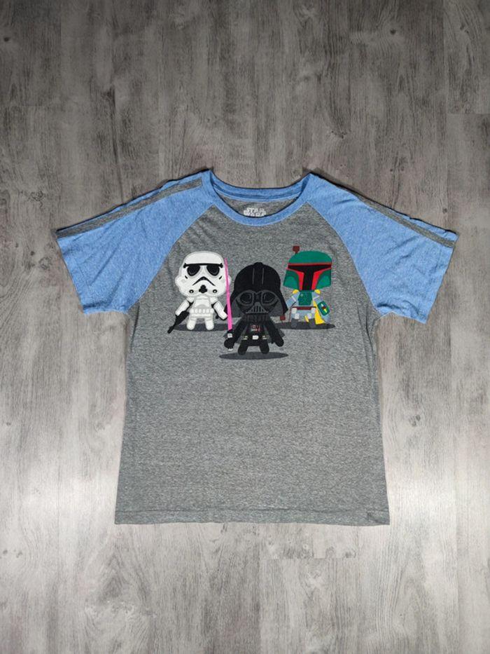 T-shirt Licence Star Wars Lucas Film Vintage Gris Taille M Homme - photo numéro 1