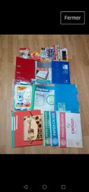 Lot fournitures scolaire, neuf