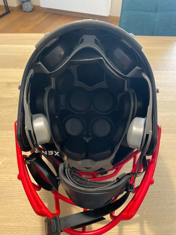 Casque football américain bleu et rouge encore floqué fenris - photo numéro 3