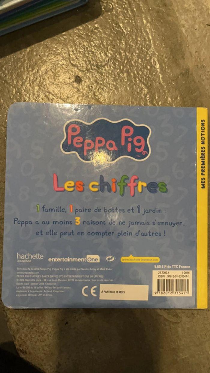 Livre cartonné Peppa les chiffres - photo numéro 2