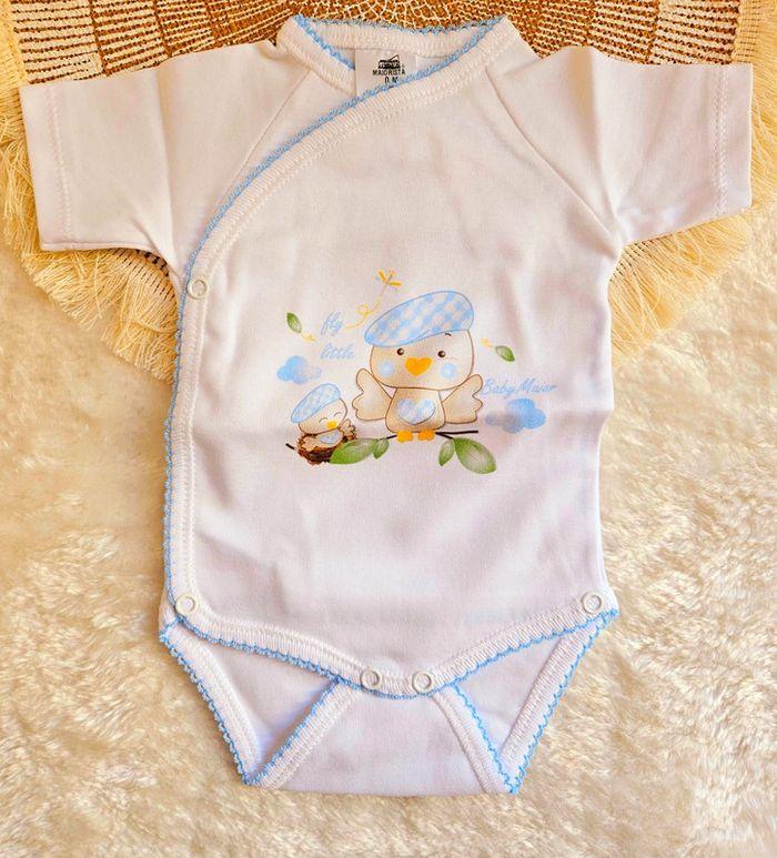 Pyjama en velours, lot de vêtements, bodie, leggins jaune et blanc/Maiorista-Naissance - photo numéro 4