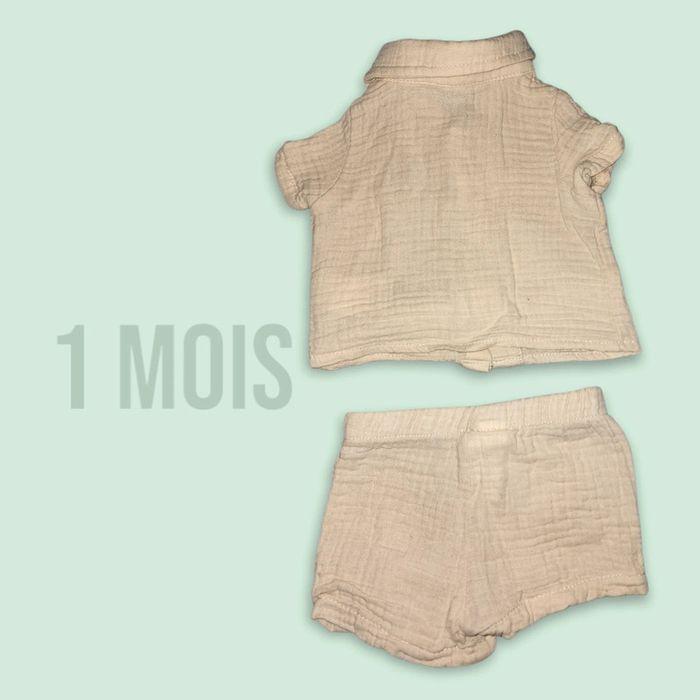 Ensemble chemise garçon beige - photo numéro 2