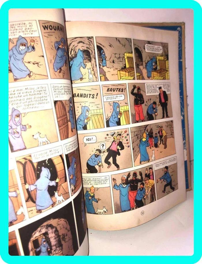 Bd Bande dessinée les aventures de tintin, le crabe aux princes d’or b23 1957 - photo numéro 13