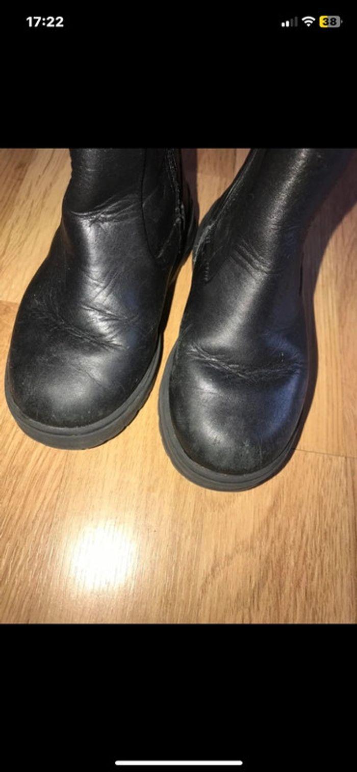 Botte bottine zara taille 22 couleur noir - photo numéro 3