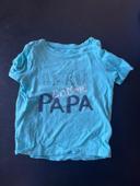 T-shirt Beau comme Papa, 18 mois