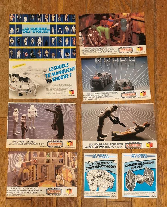 Lot anciennes publicités star wars meccano - photo numéro 1