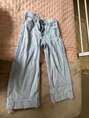 Pantalon jeans jambe large 122 cl mango