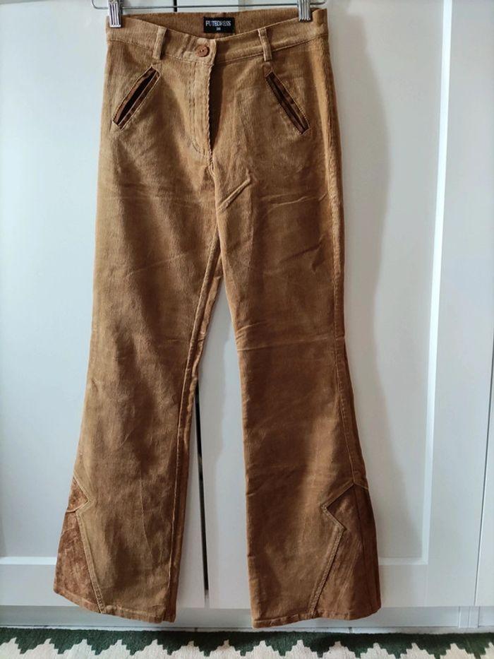 Pantalon super vintage camel - photo numéro 1