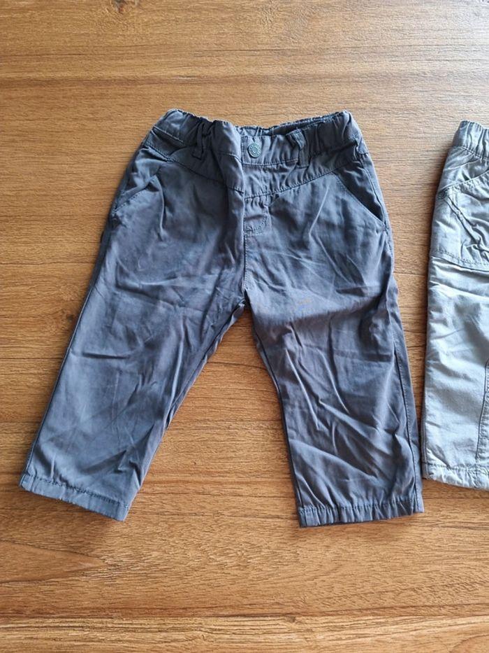 Lot de 2 pantalons 12 mois - photo numéro 3