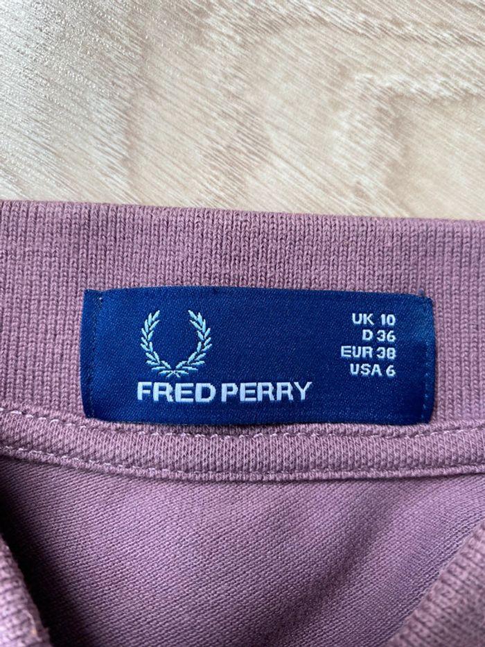 Polo mauve Fred Perry femme - photo numéro 3