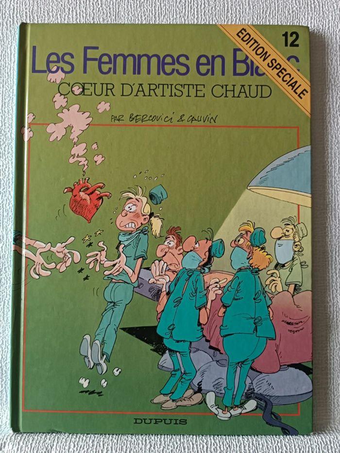 BD Les femmes en blanc, tome 12, coeur d'artiste chaud, édition spéciale - photo numéro 1