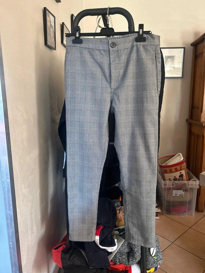 Pantalon chino à carreaux - photo numéro 1