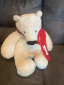 Grande Peluche ours blanc Coca-Cola