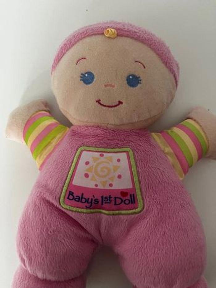 Poupée hochet Fisher price Baby’s 1st Doll  NEUVE - photo numéro 2