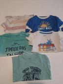 Lot t-shirts manches courtes 4 ans / 104 cm