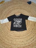 Tee shirt good vibes