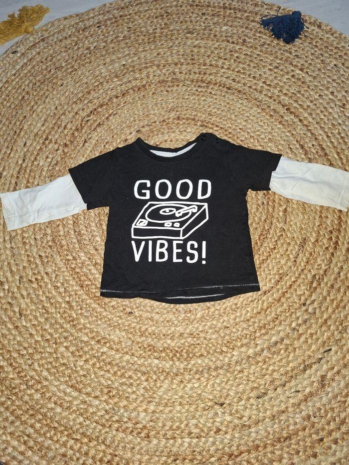 Tee shirt good vibes - photo numéro 1