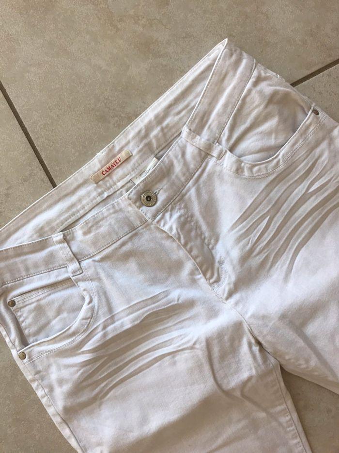 Pantalon blanc 42 camaïeu - photo numéro 2