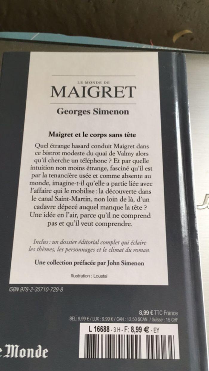 Lot 4 livres Maigret de Georges Simenon - photo numéro 6