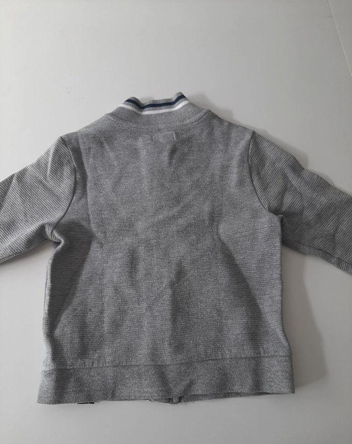 Gilets zippe Orchestra gris taille 3 ans / 98 cm - photo numéro 4