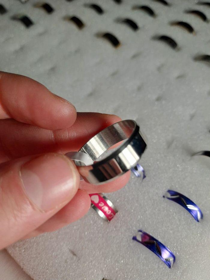 Bague eb acier inoxydable - photo numéro 2