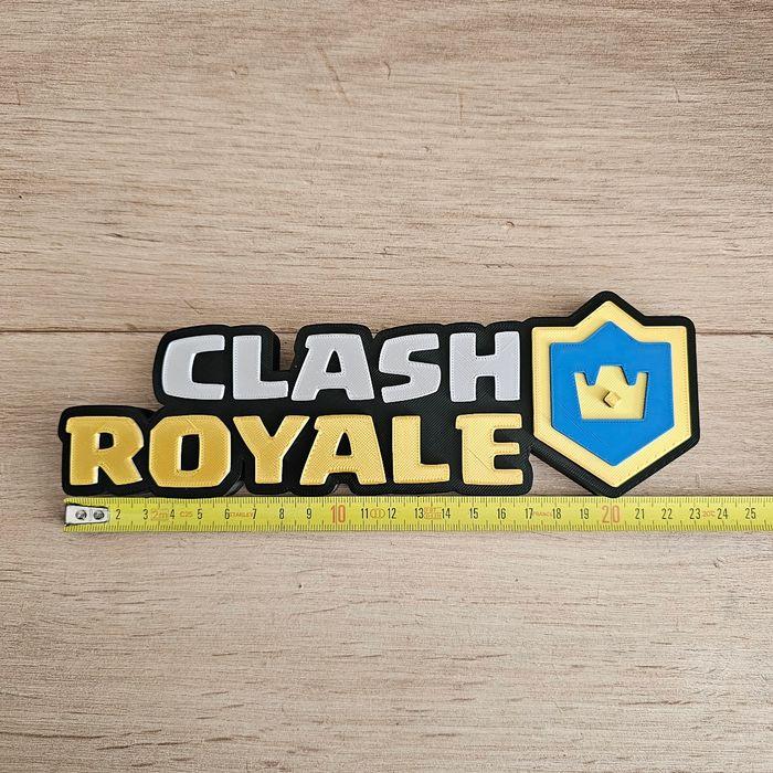 Figurine logo deco Clash Royale 23cm FanArt - photo numéro 6