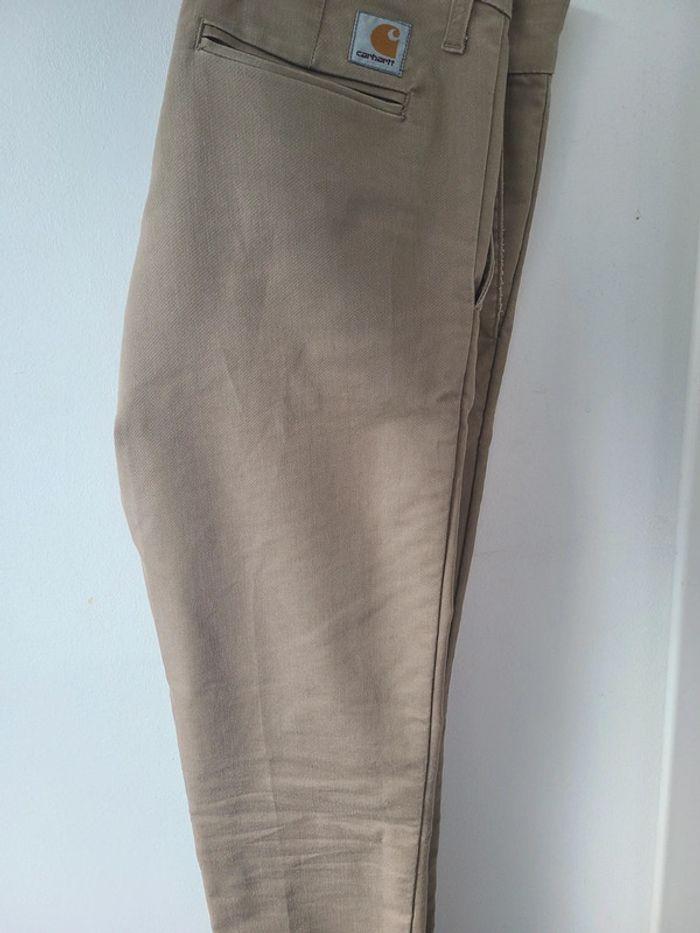 Pantalon Carhartt beige - photo numéro 1