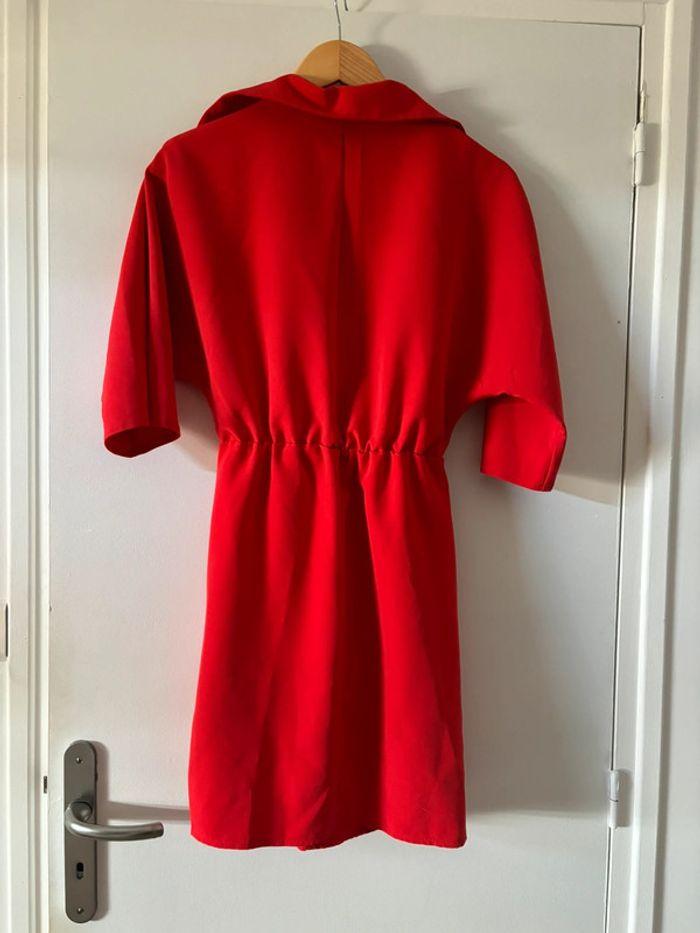 Robe portefeuille rouge asos - photo numéro 2